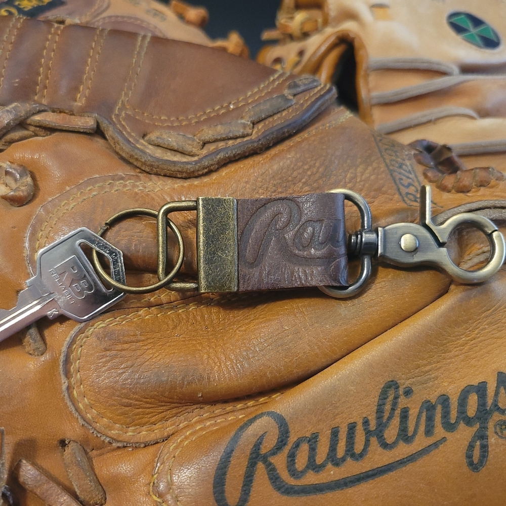 Baseball Glove Lanyard Keychain